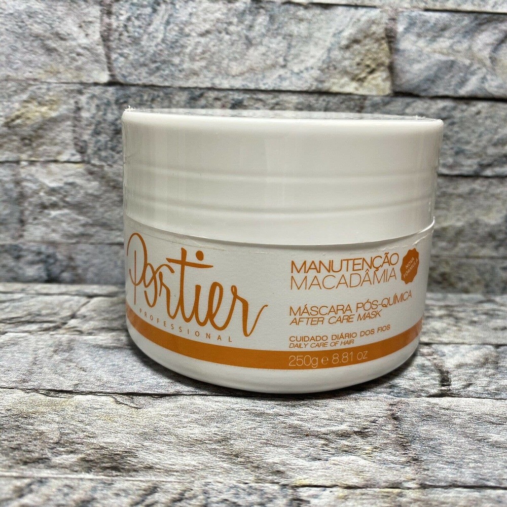 Portier Macadamia Maintenance Post Chemical After Care Home Hair 8.81 oz